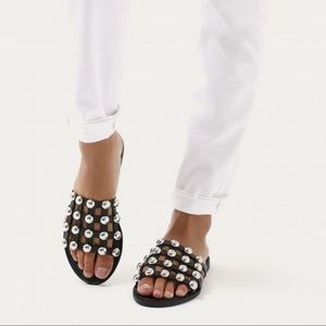 Steve Madden Pearl Caged Slides